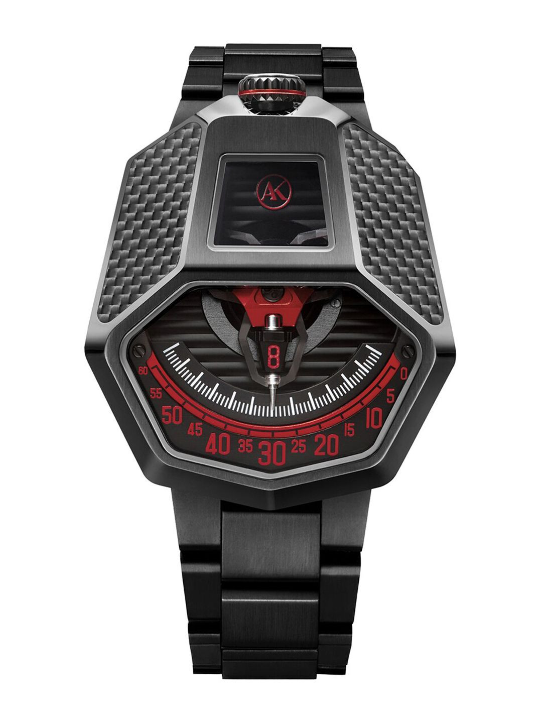 Atowak Men Textured Dial & Leather Straps Automatic Motion Powered Analogue Watch C1-S33A