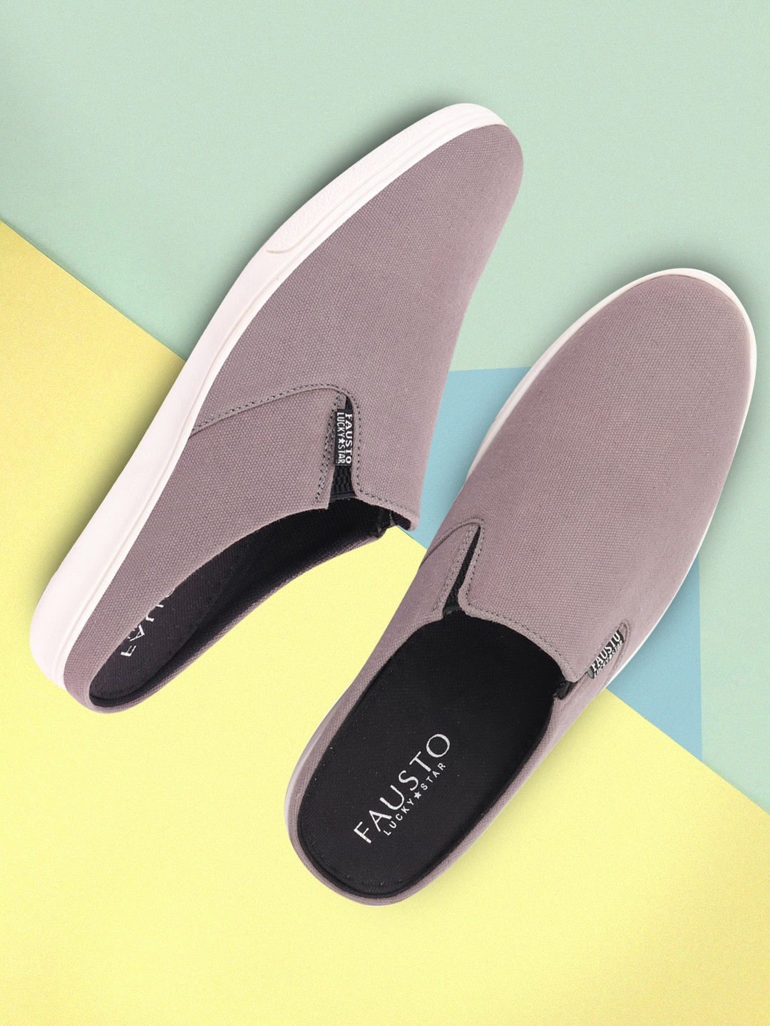 FAUSTO Men Lightweight Canvas Mule