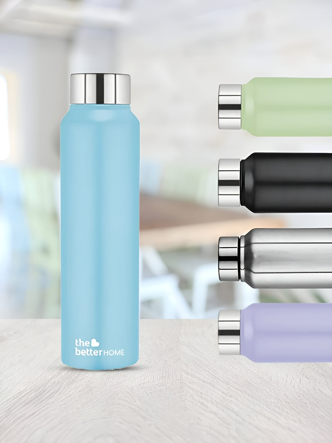 The Better Home Blue Stainless Steel Water Bottle 1 L