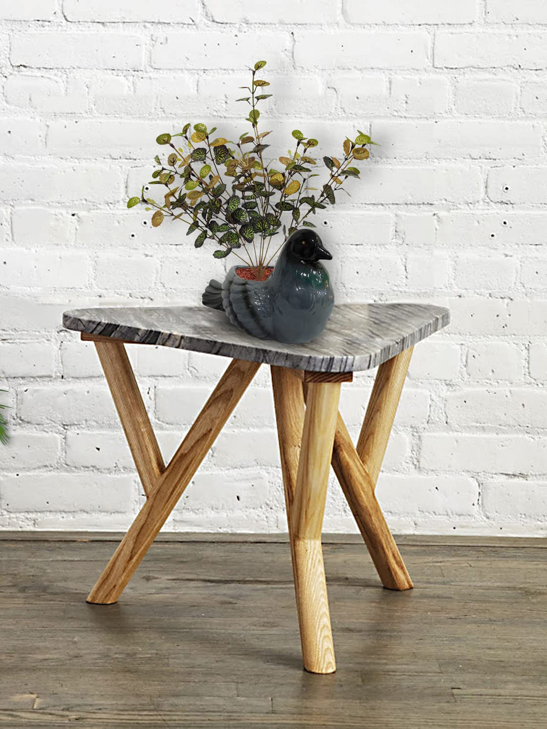 Garden Deco Green & Yellow Tiny Leafs Artificial Plant