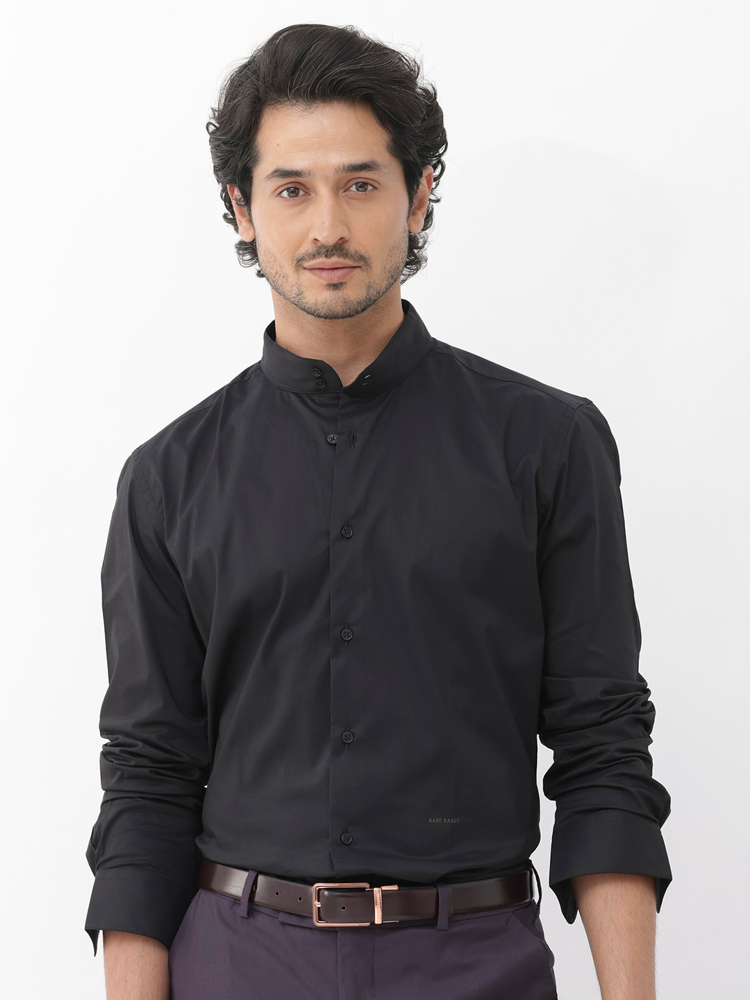 RARE RABBIT Men Cox-3 Slim Fit Cotton Shirt