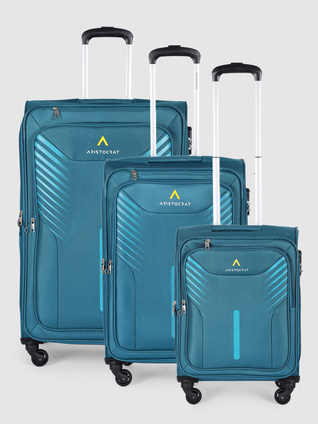 Aristocrat Set of 3 Skyway Trolley Suitcases - Cabin, Medium & Large