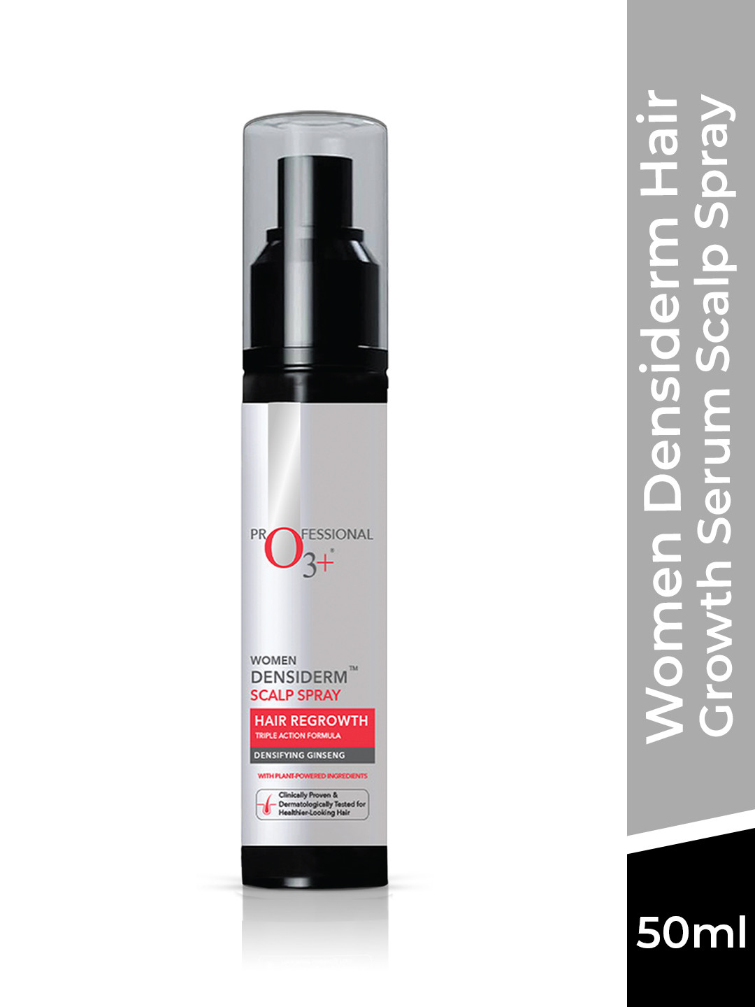 O3+ Women Densiderm Hair Growth Serum Scalp Spray for Hair Fall Control & Hair Growth-50ml