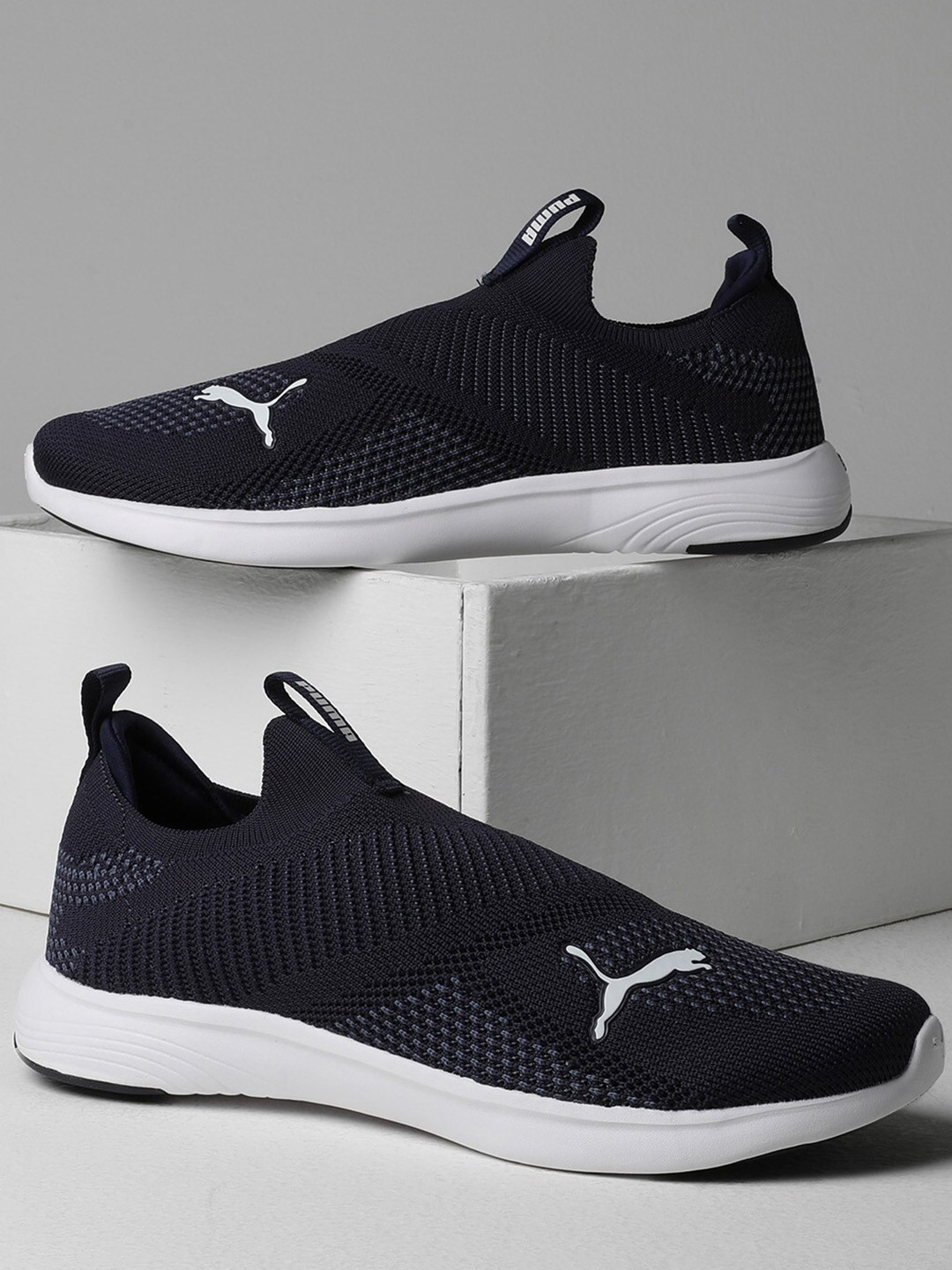 Puma Men Softride Gush Slip-On Running Shoes