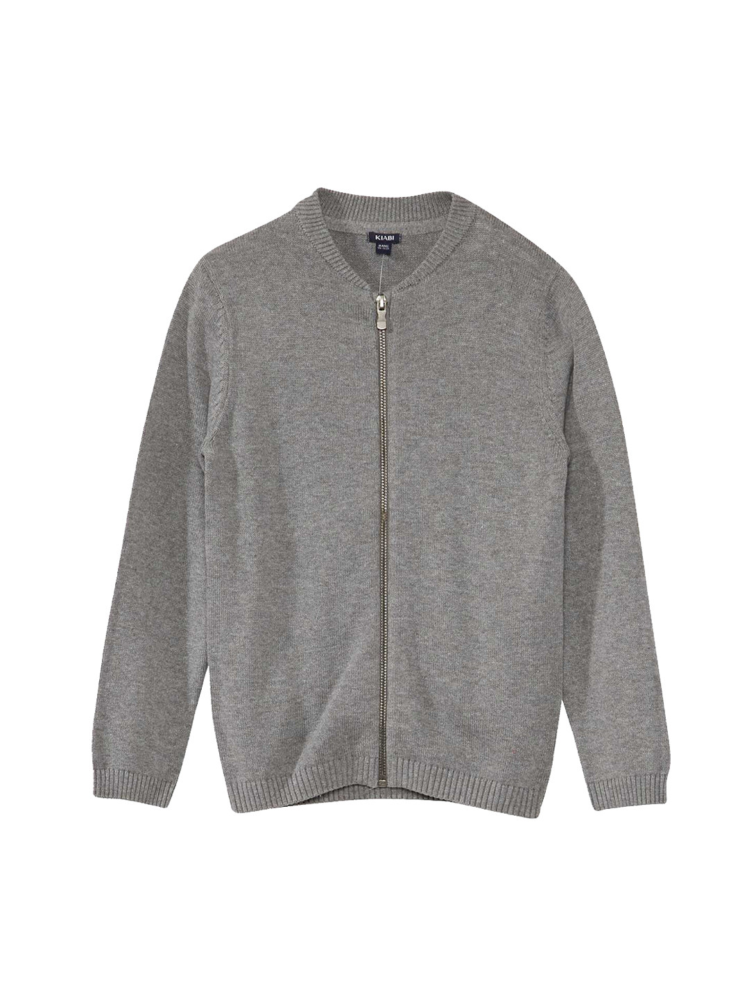 KIABI Boys Mock Collar Pure Cotton Cardigan