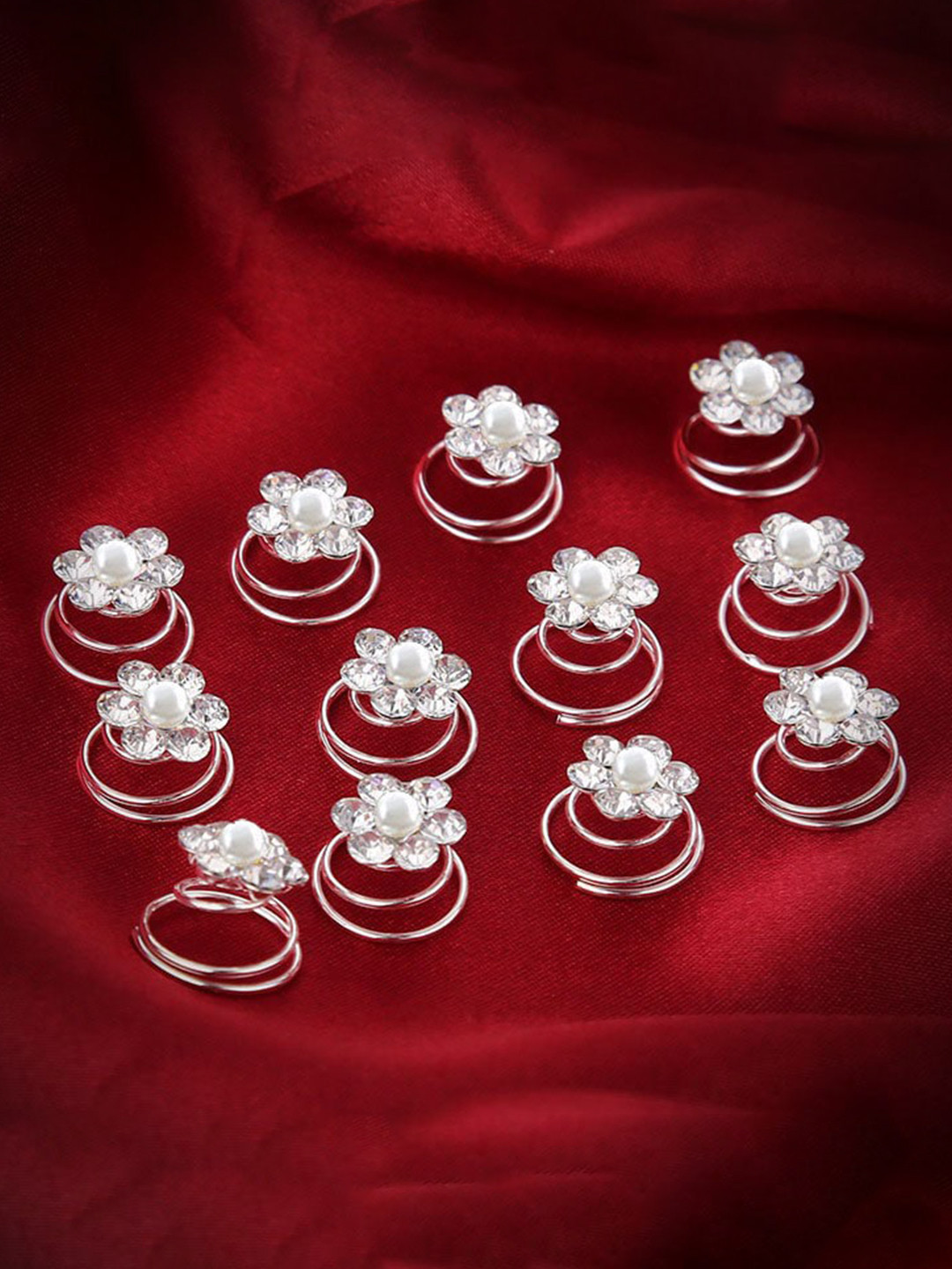 BAESD Set of 12 Beaded Hair Accessory Set of