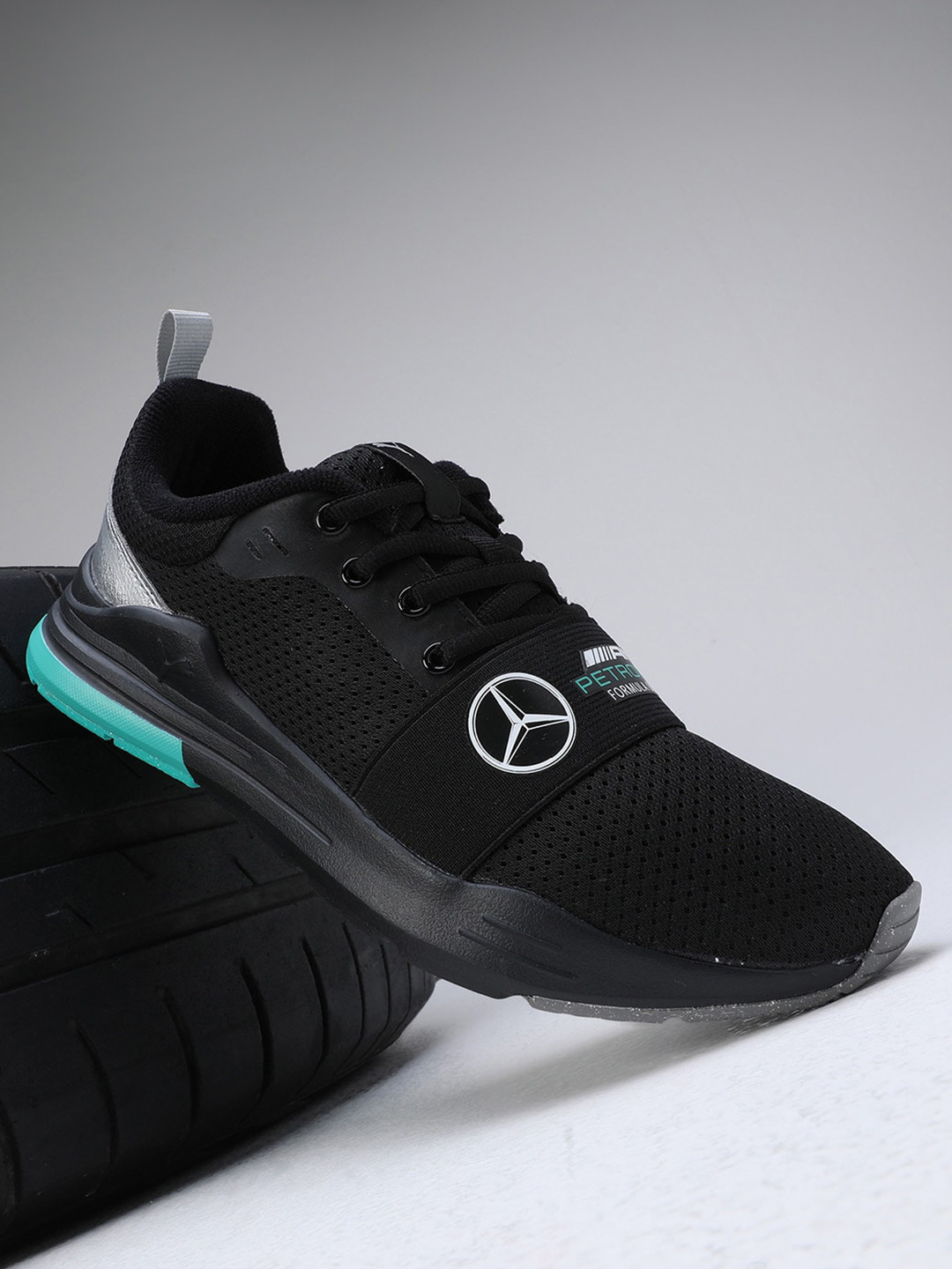 PUMA Motorsport Kids Mercedes AMG Petronas Formula 1 Wired Run Youth Sneakers