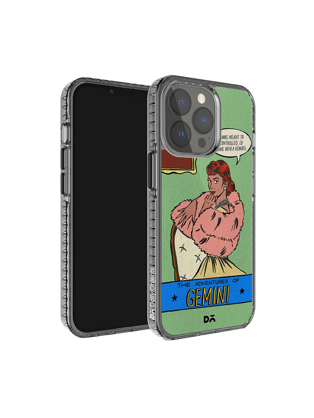 DailyObjects Gemini Printed Stride 2.0 Case Cover iPhone 14 Pro Max Super Slim Back Case