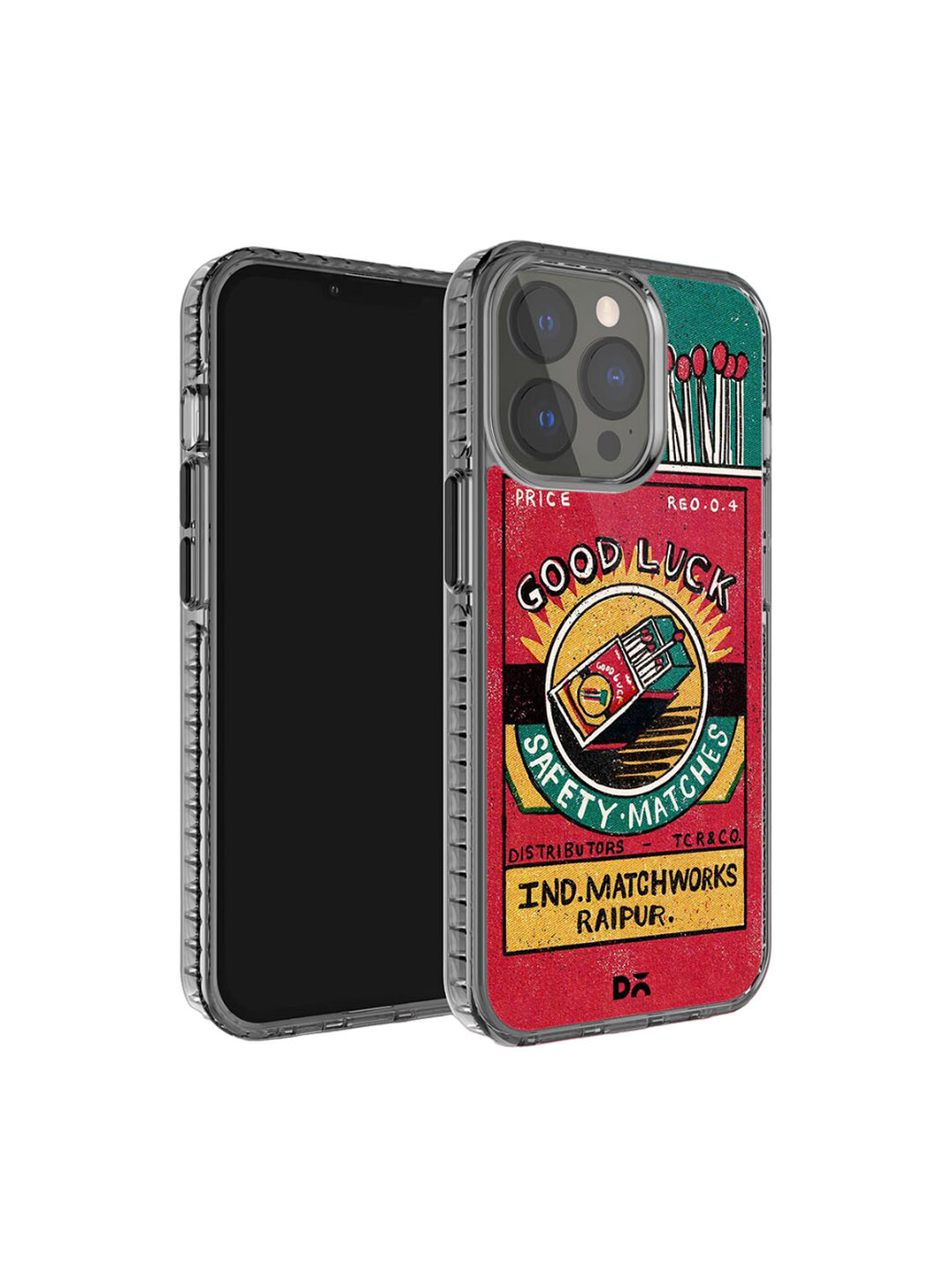 DailyObjects Good Luck Matchbox Printed iPhone 15 Pro Max Super Slim Back Case