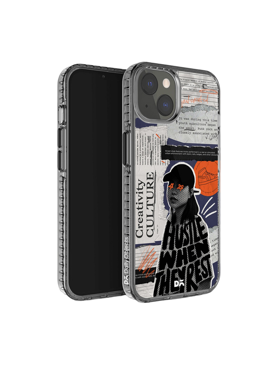 DailyObjects Hustle When They Rest Printed iPhone 13 Mini Super Slim Back Case