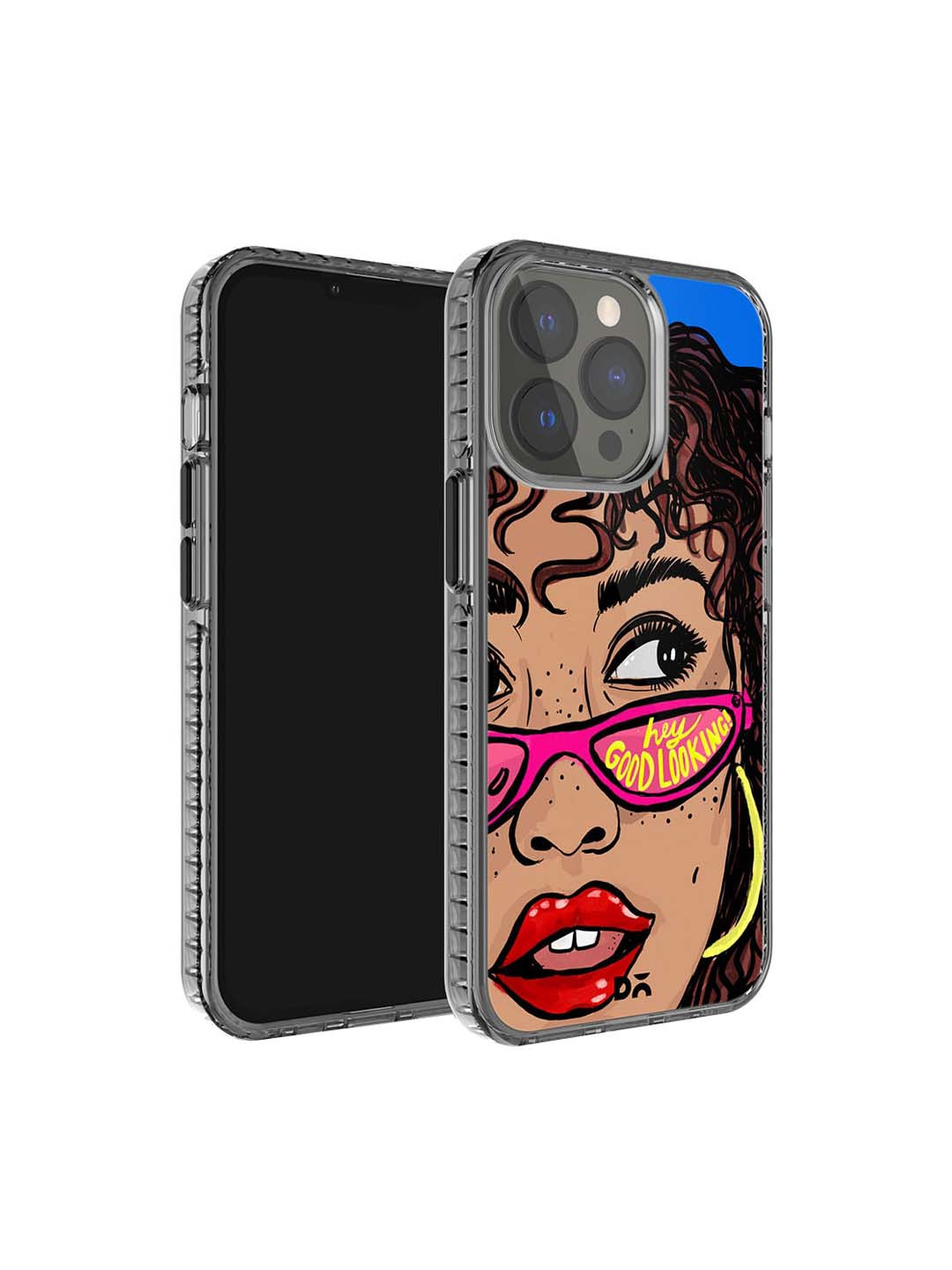 DailyObjects Hey Good Looking Stride 2.0 Printed iPhone 15 Pro Super Slim Back Case