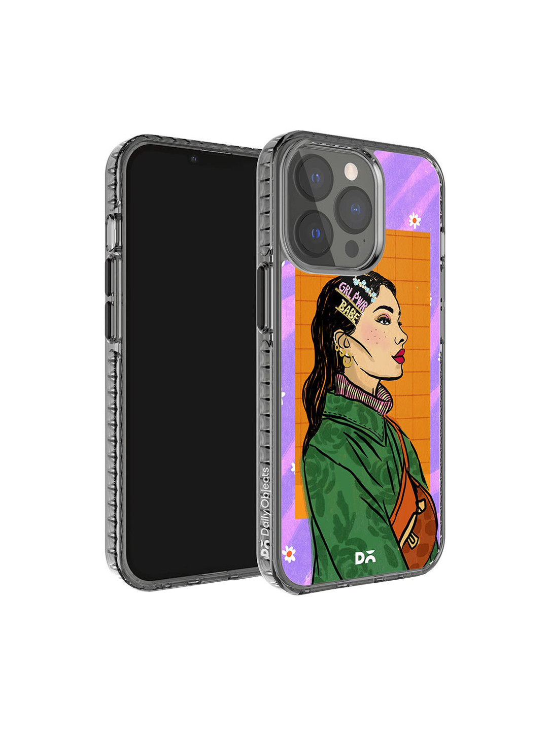 DailyObjects Girl Power Babe Stride 2.0 Printed iPhone 14 Pro Super Slim Back Case