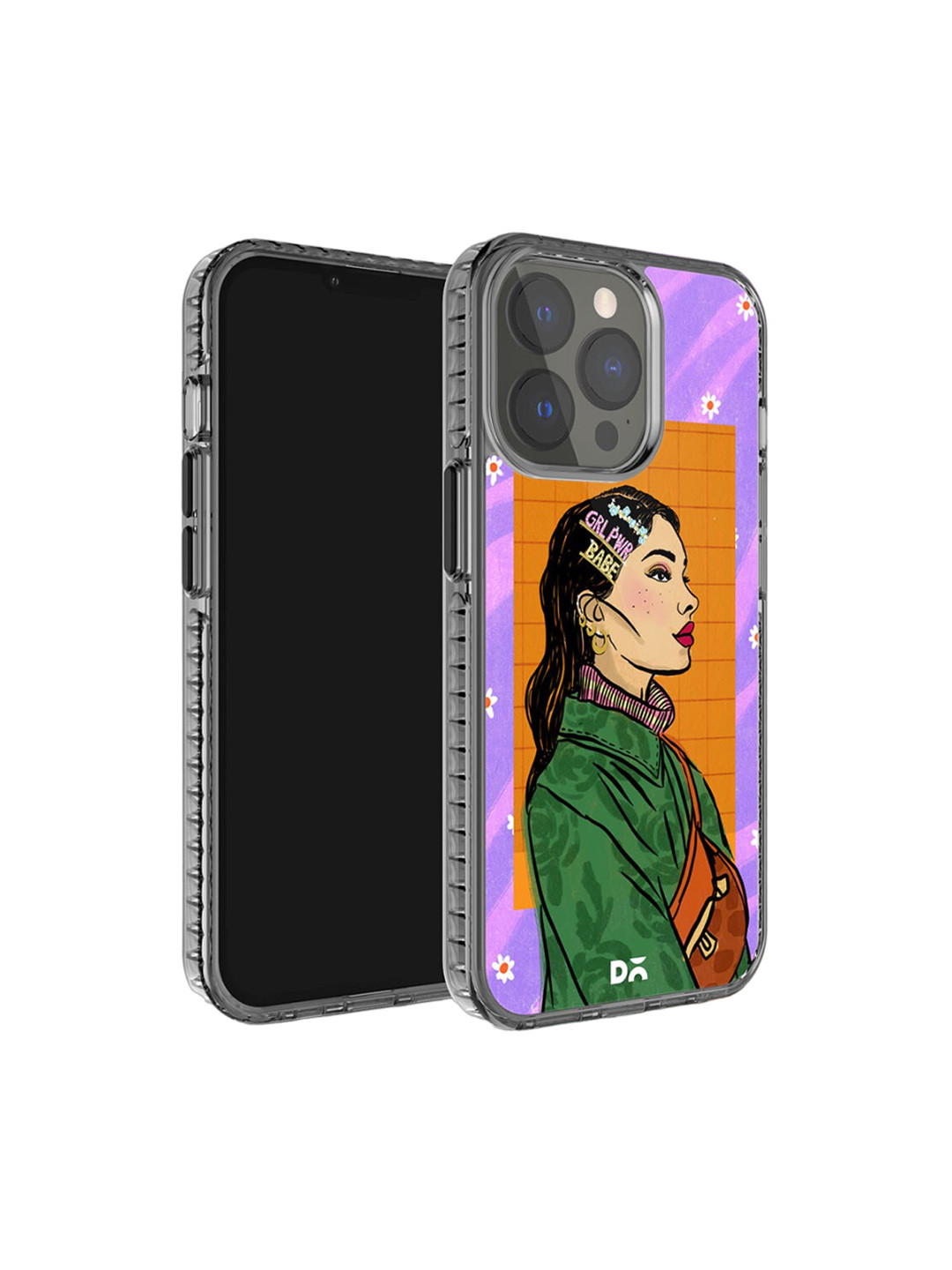 DailyObjects Girl Power Babe Printed Stride 2.0 Cover iPhone 15 Pro Super Slim Back Case