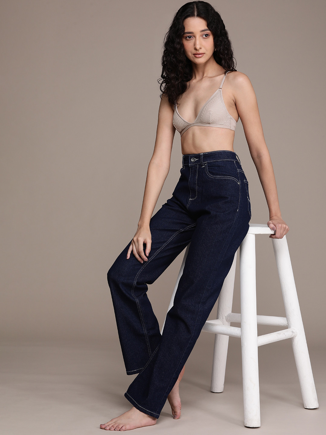 Calvin Klein Underwear Half Coverage Lightly Padded Plunge Lace Bra QF7540ADK6B-K6B