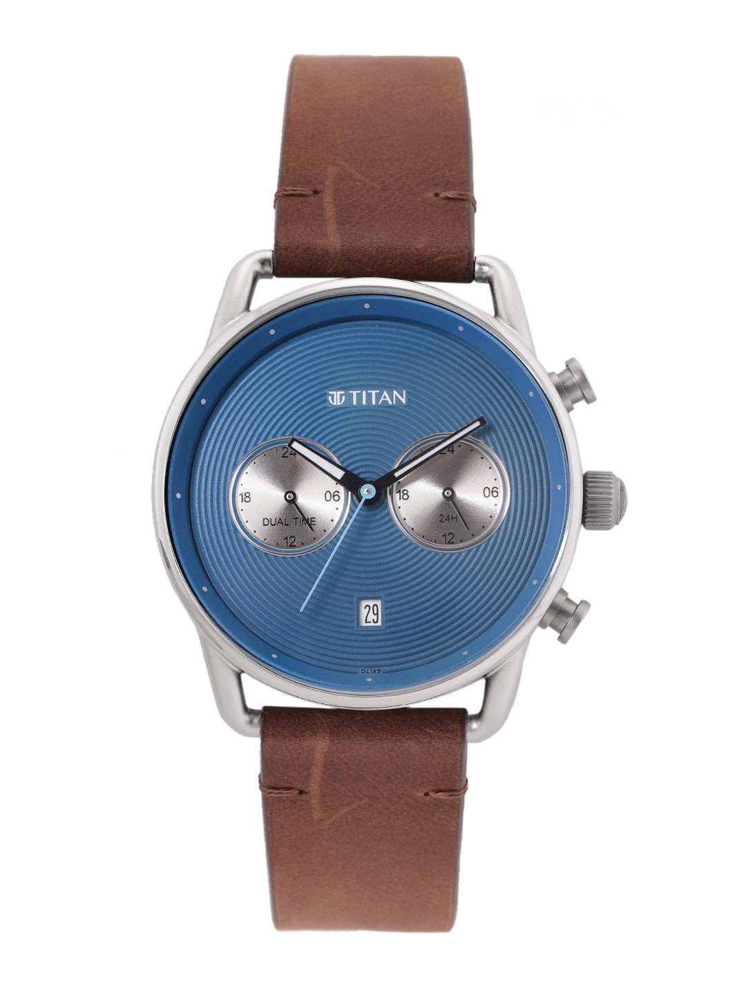 Titan Men Leather Straps Analogue Watch 1860SL03