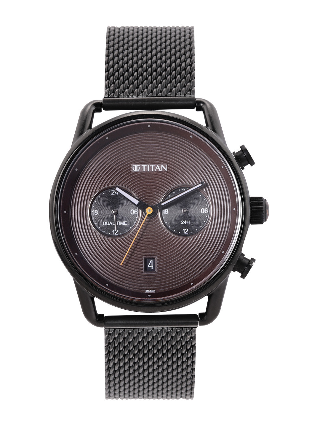 Titan Men Patterned Analogue Watch 1860NM01