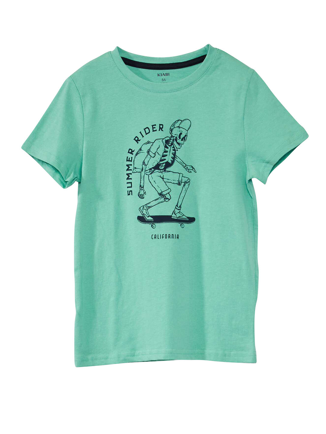 KIABI Boys Printed Raw Edge T-shirt