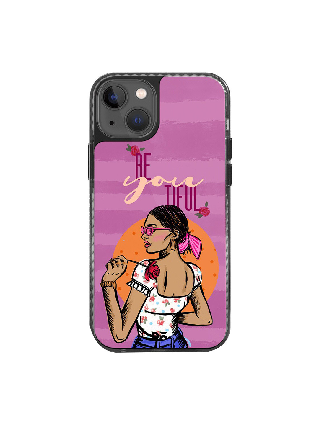 DailyObjects Be You Tiful Stride 2.0 Printed Impact Resistant IPhone 14 Case Cover