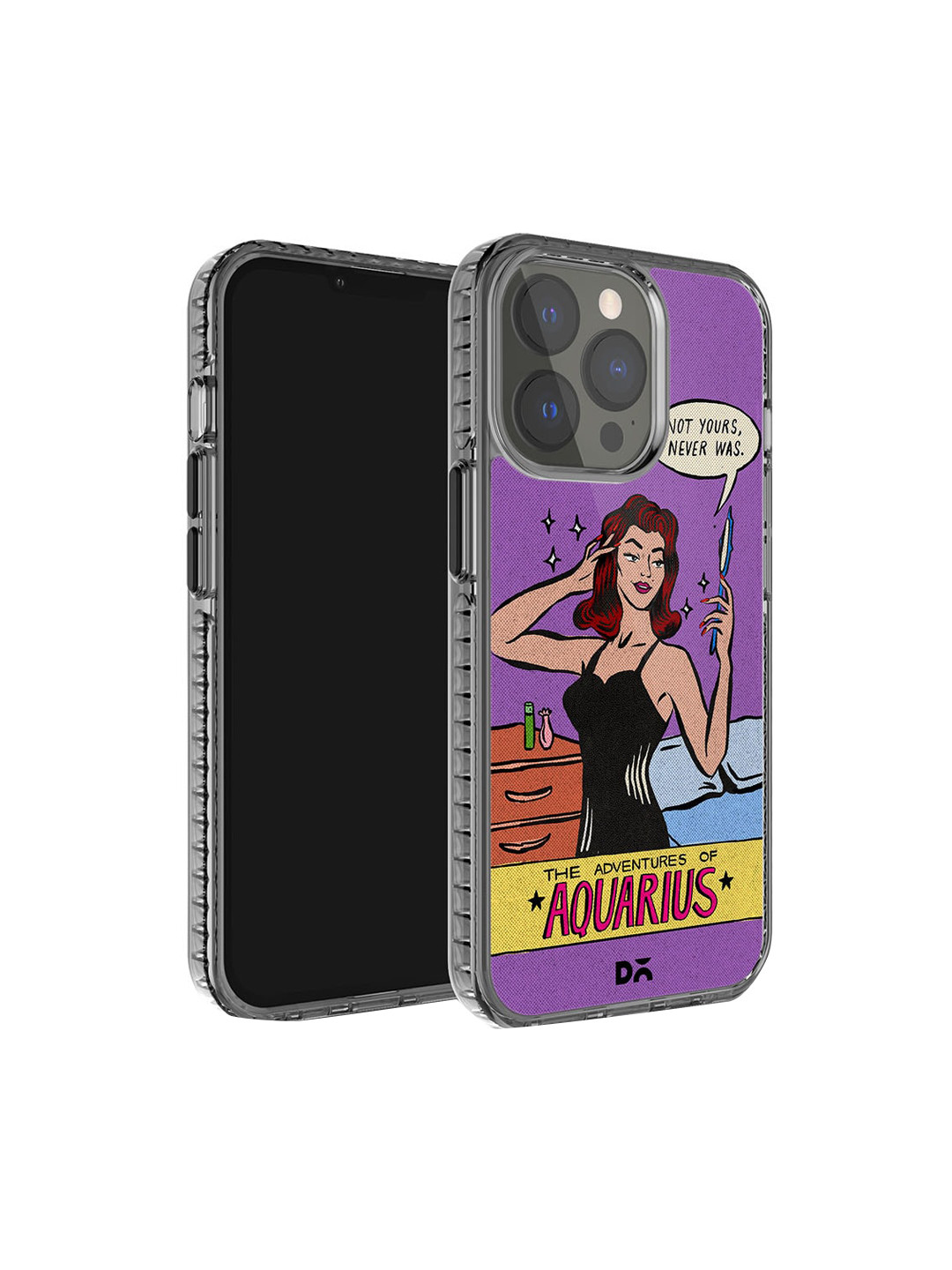 DailyObjects Aquarius Stride 2.0 Printed iPhone 15 Pro Super Slim Back Case