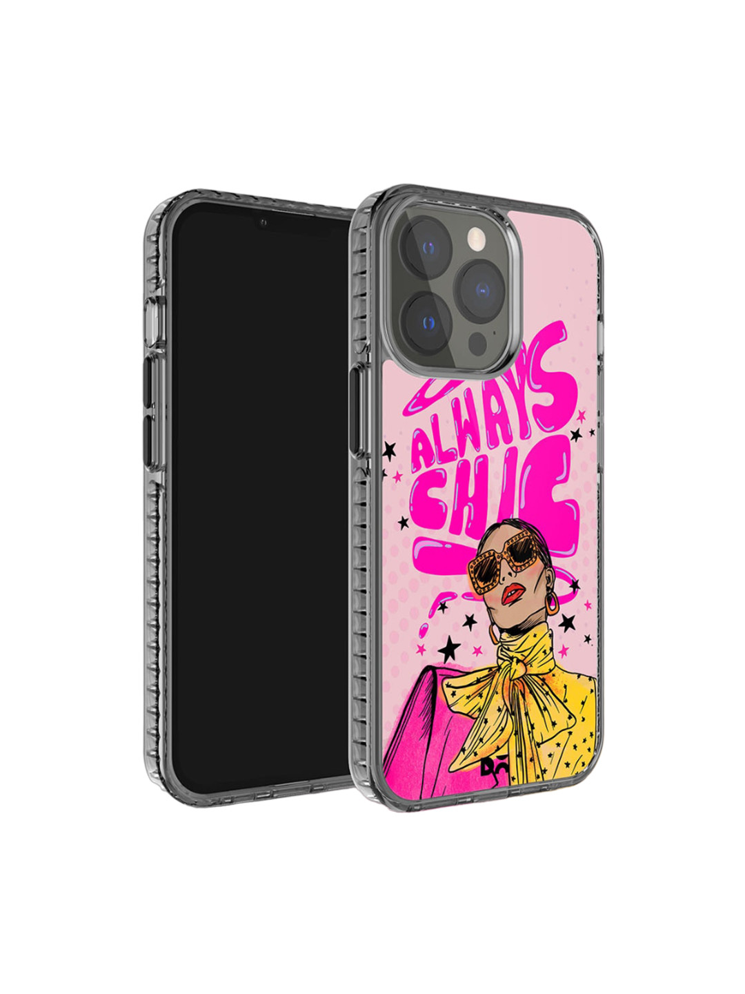 DailyObjects Always Chic Printed iPhone 15 Pro Super Slim Back Case