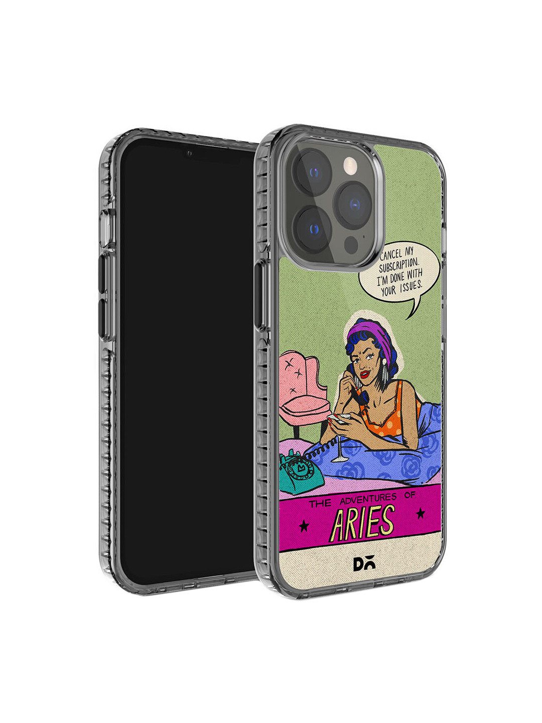 DailyObjects Aries Printed Stride 2.0 Case Cover iPhone 15 Pro Max Super Slim Back Case