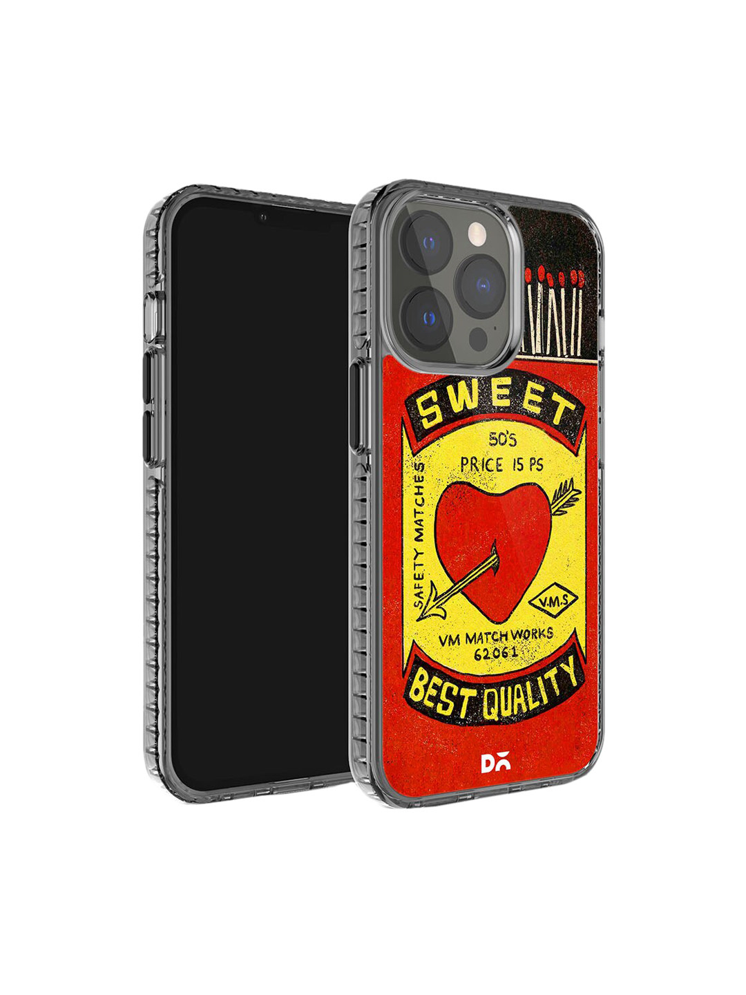 DailyObjects Sweet Matchbox Stride 2.0 Printed iPhone 15 Pro Max Case Cover