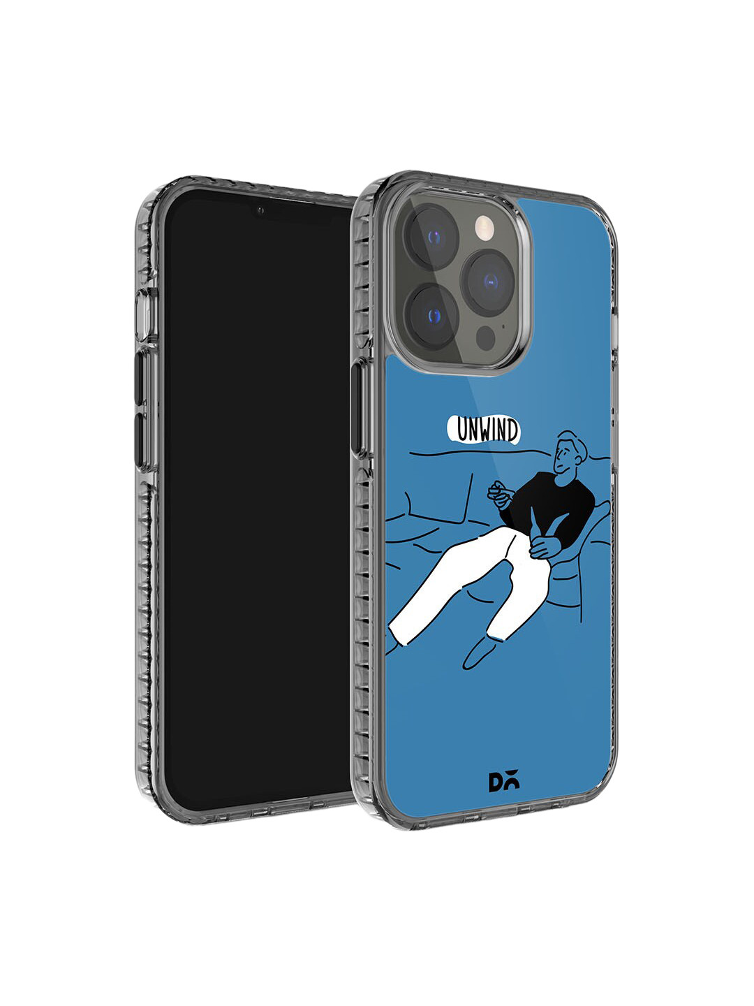 DailyObjects Unwinder Printed Impact Resistant Stride 2.0 iPhone 15 Pro Max Case Cover