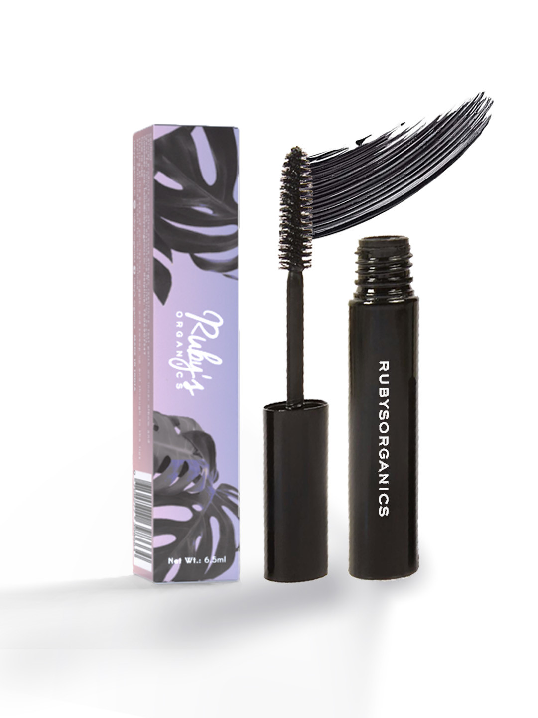 Ruby's Organics Smudge Free Hybrid Mascara With Almond & Jojoba Oil 6.5ml - Black
