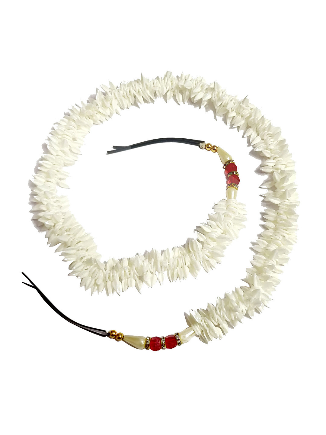 BAESD Artificial Flower Gajra Juda Hair Bun Accessory