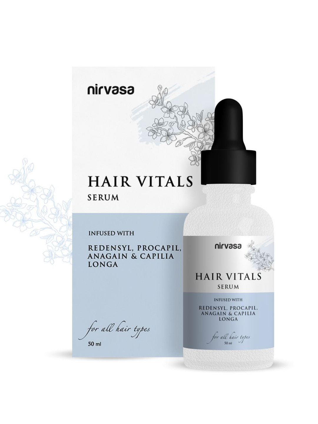 Nirvasa Hair Vitals Serum For Hairfall Control - 50ml