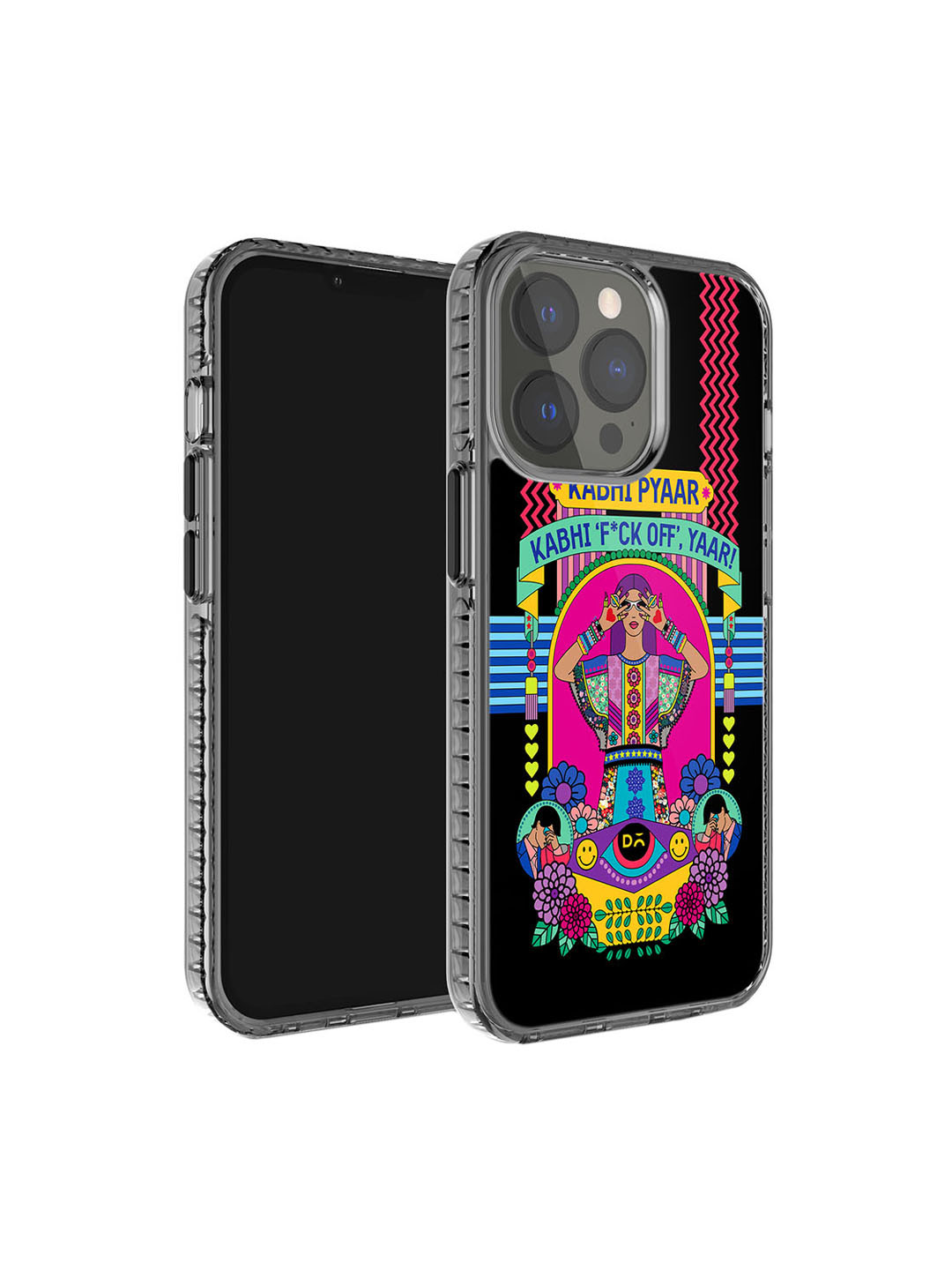 DailyObjects Printed Pyaar Stride iphone 15 Pro Phone Case Cover