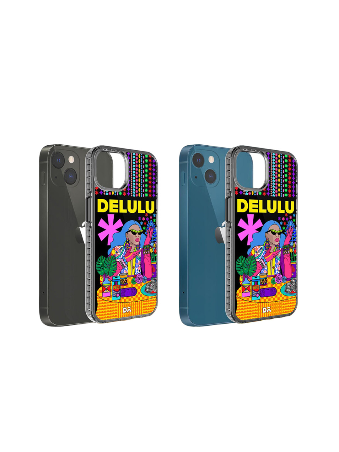 DailyObjects Printed Delulu Stride 2.0 iPhone 13 Case Cover