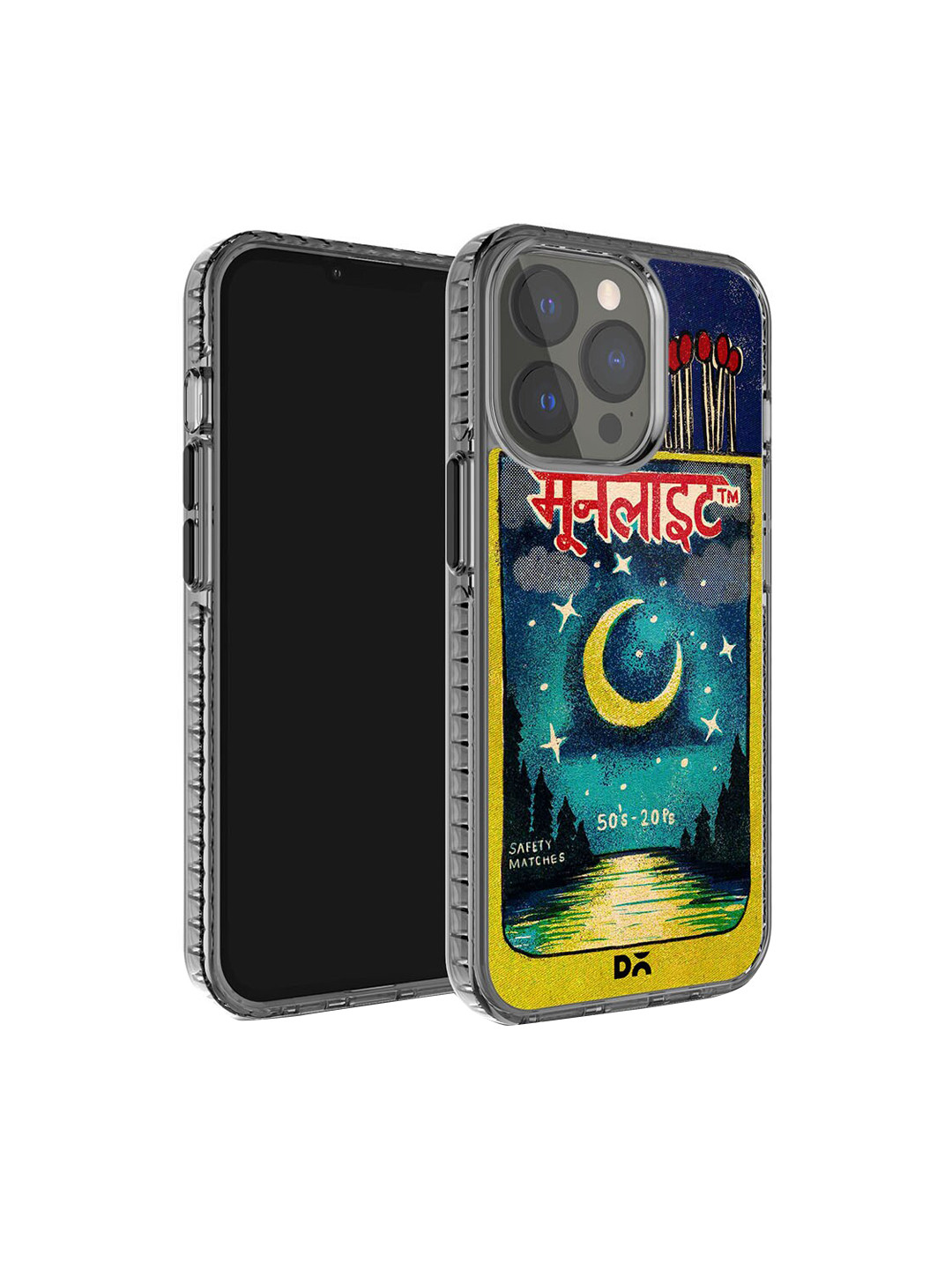 DailyObjects Moonlight Matchbox Printed iPhone 15 Pro Max Super Slim Back Case