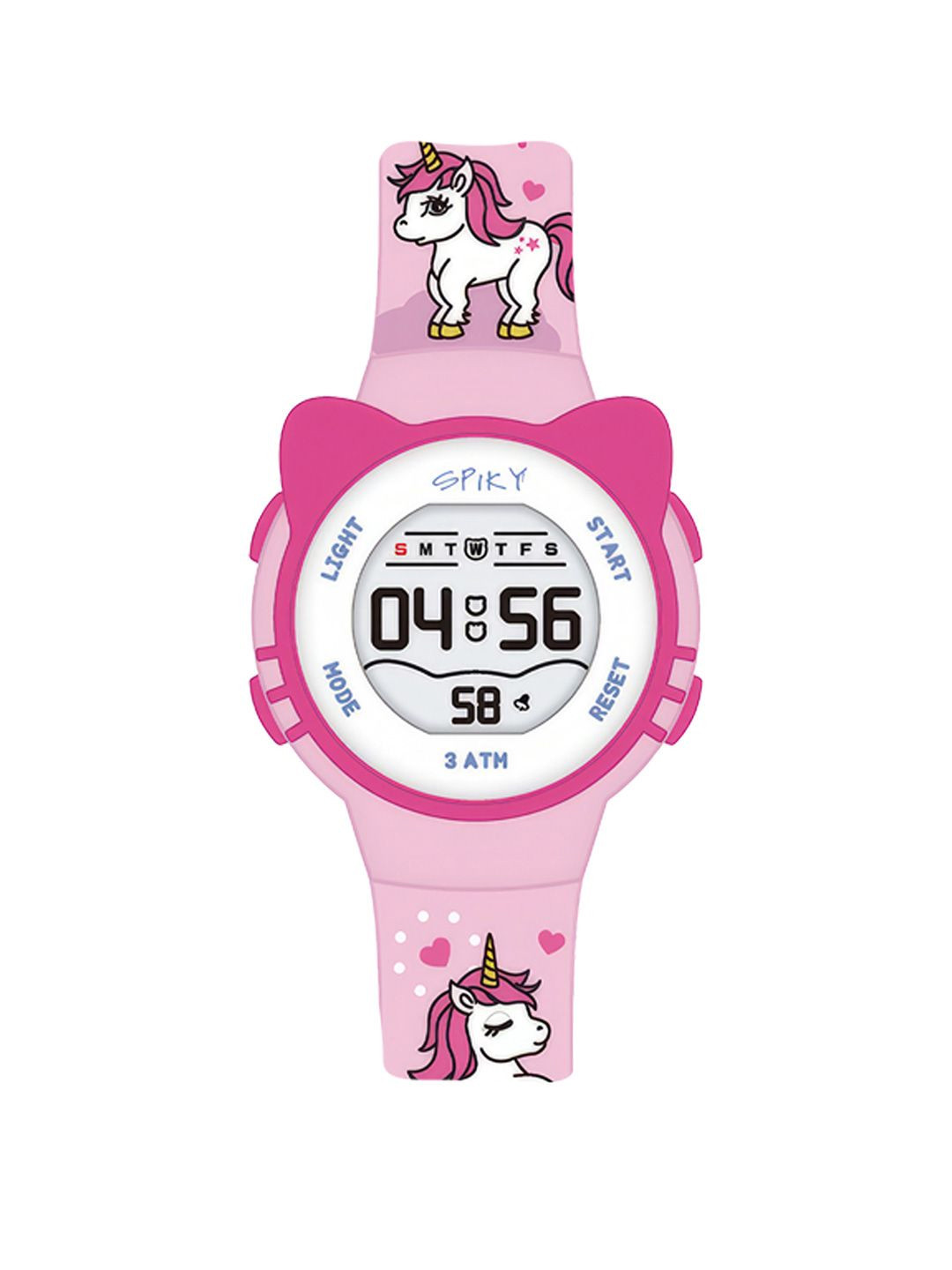 Spiky Kids Multifunctional Digital Automatic Watch SPKEVA17_C5_PNK