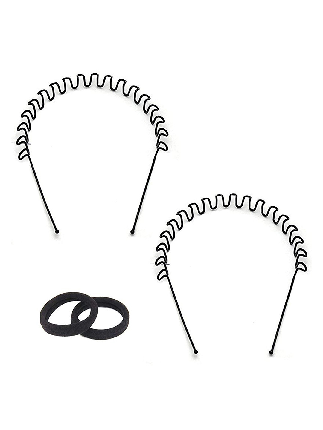 BAESD Girls Set of 4 Zigzag Hairband