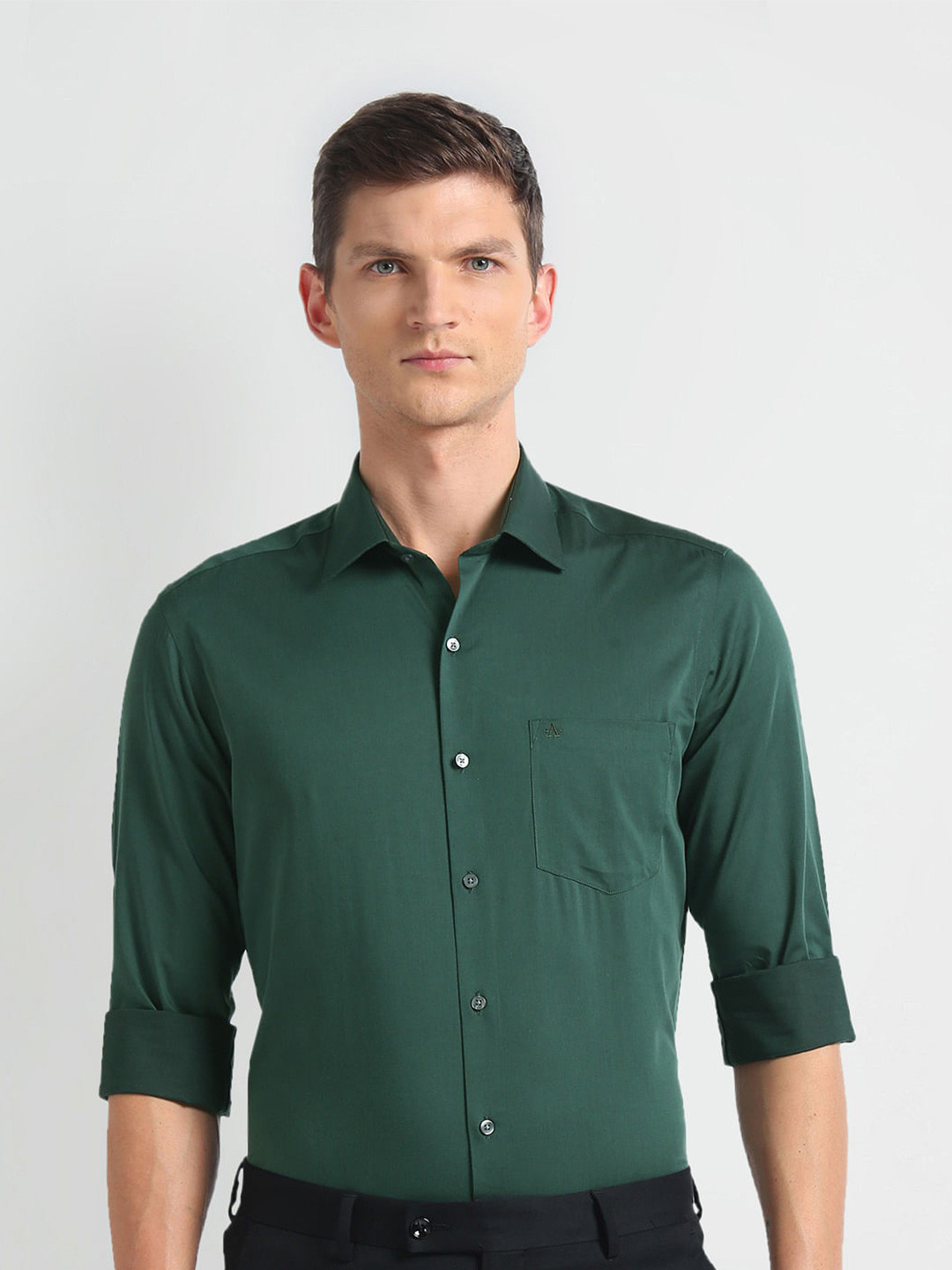 Arrow Long Sleeves Pure Cotton Autopress Formal Shirt