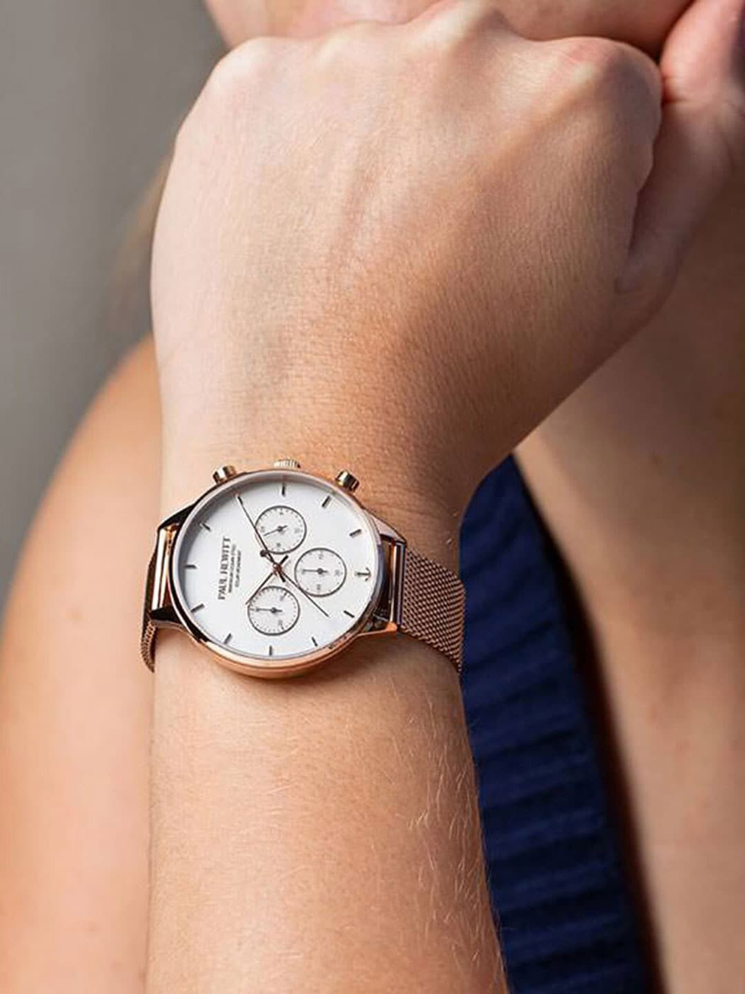 PAUL HEWITT Women Bracelet Style Straps Chronograph Solar Powered Watch PH-W-0307