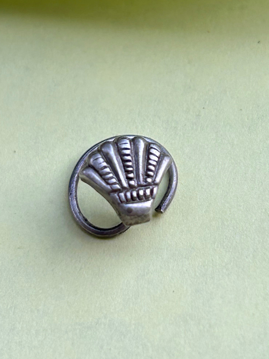 FIROZA Pure Silver Seep Nosepin