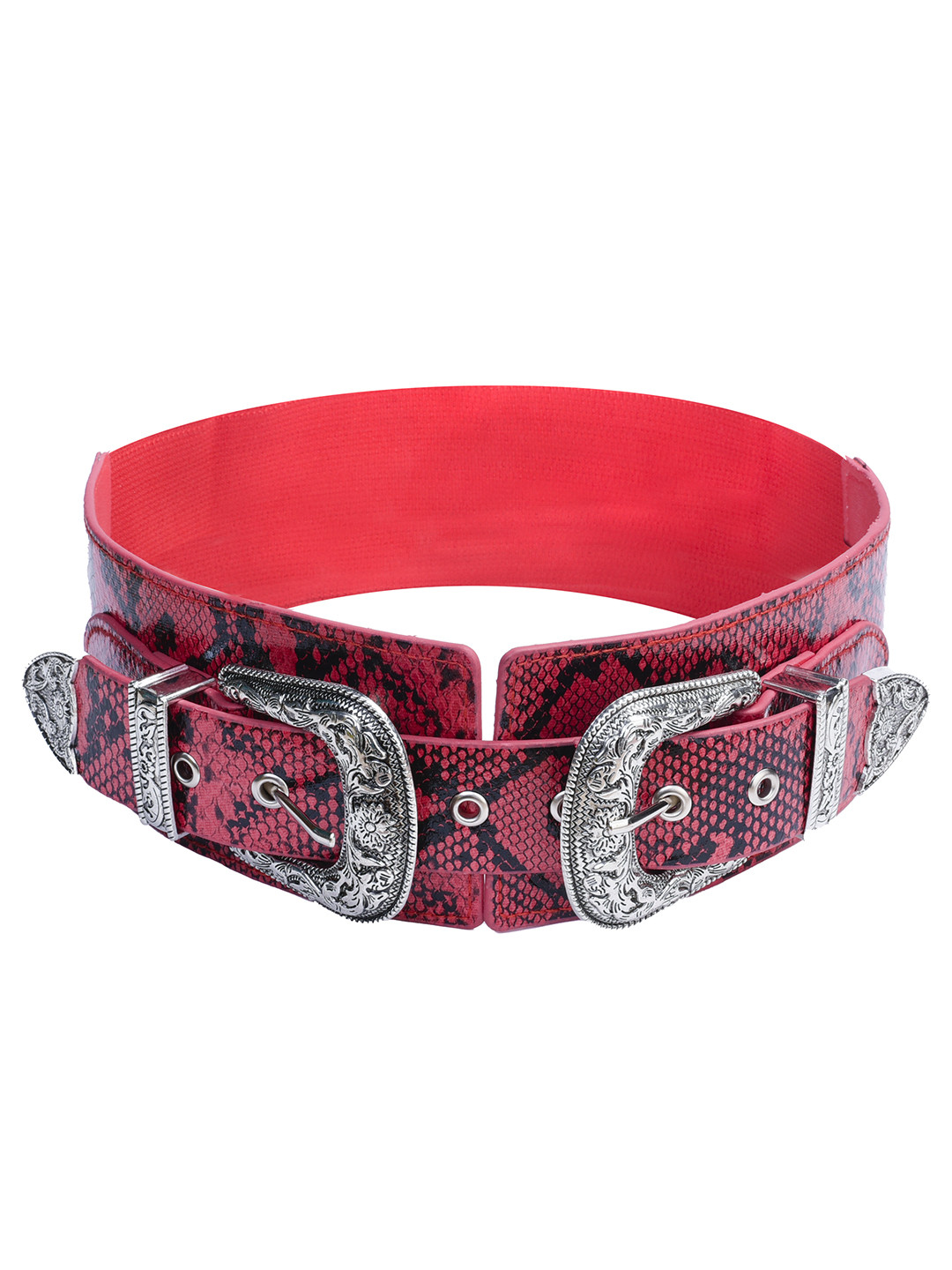 REDHORNS Women Animal Textured Stretchable Elastic Waist Belt