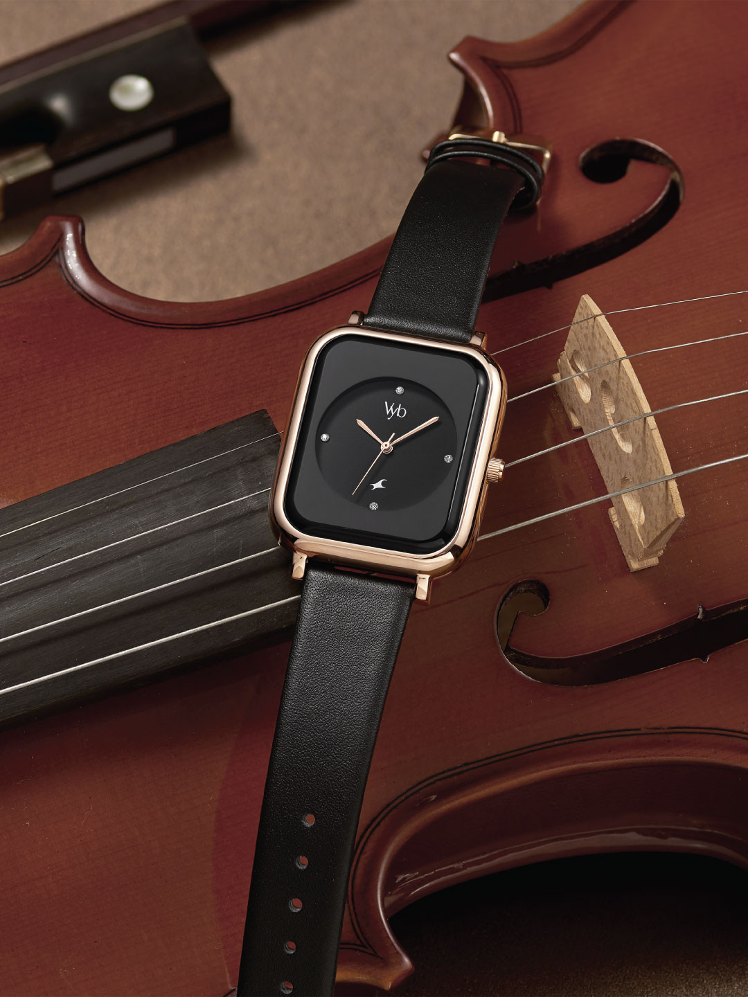 Fastrack Women Leather Straps Analogue Watch FV60022WL01W