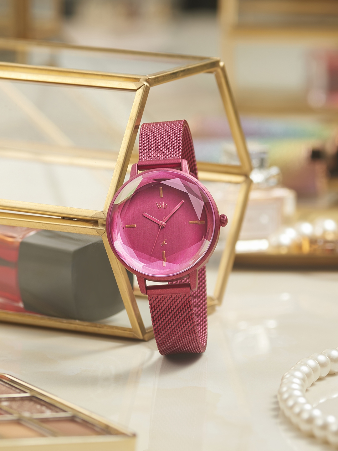 Fastrack pink watches for ladies on sale