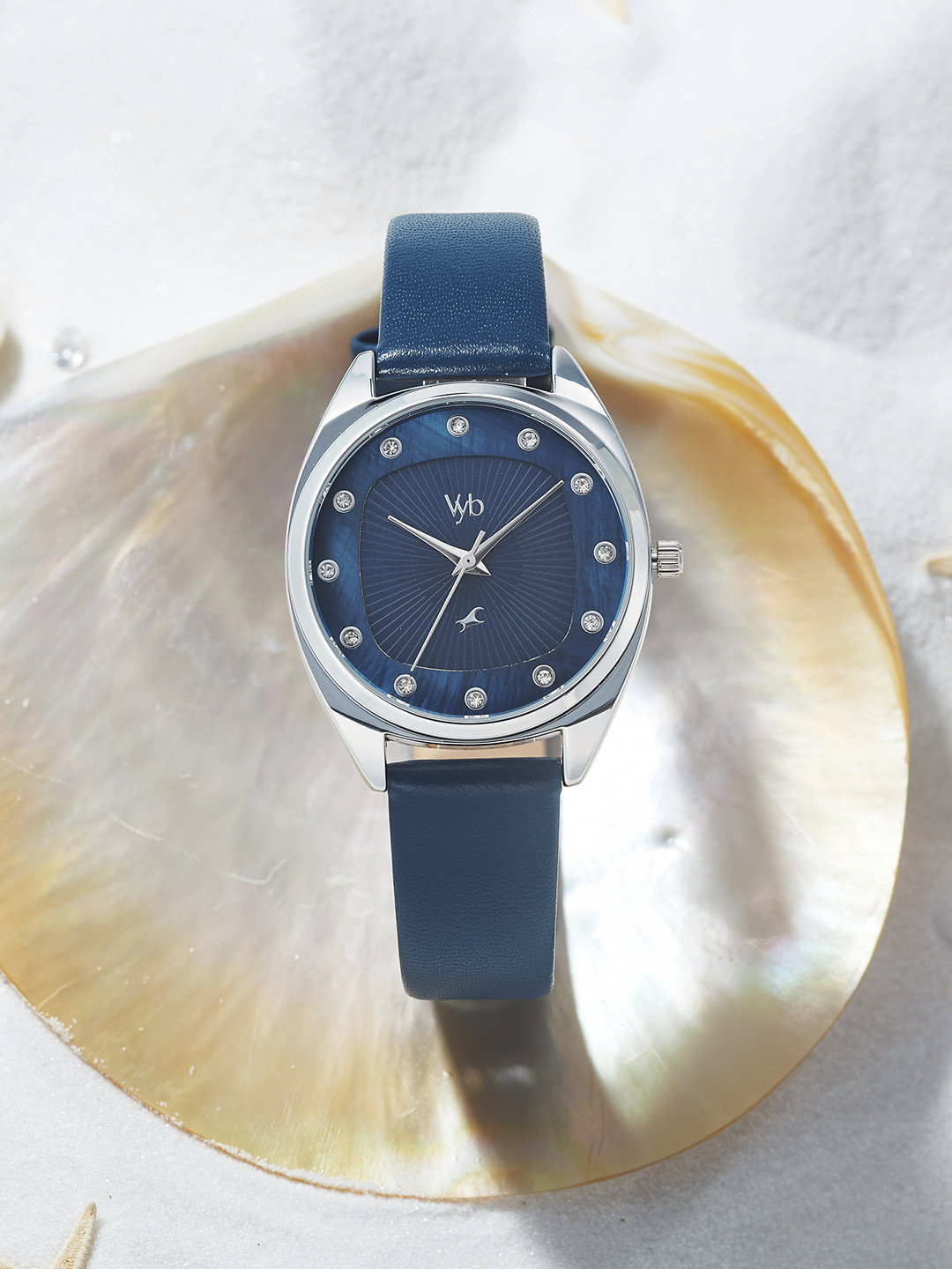 Fastrack Vyb Spotlight Women Brass Embellished Wrap Around Straps Analogue Watch FV60023SL02W