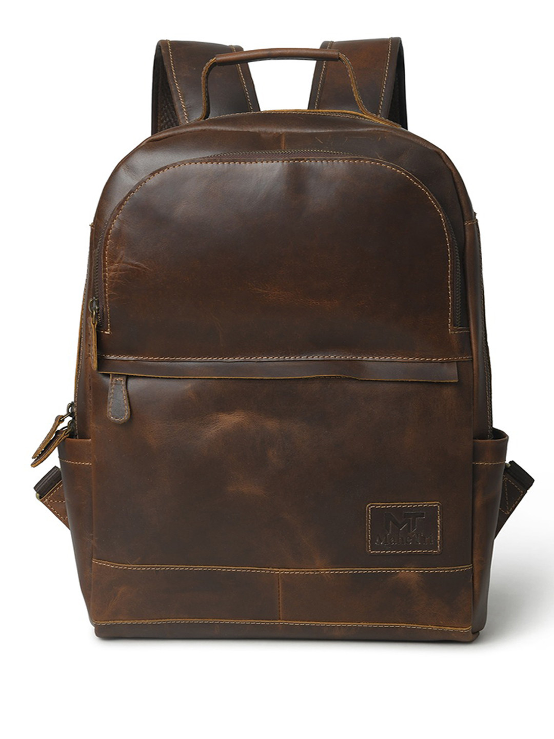 MaheTri Cambridge Buffalo Leather Backpack
