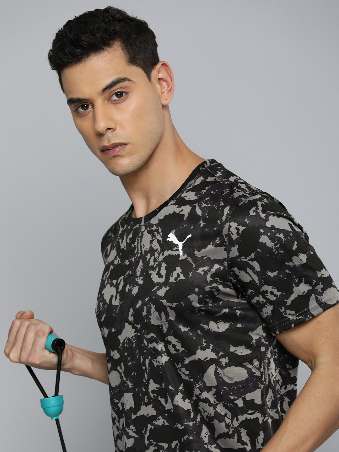 Puma Men Camouflage Train Fav AOP Men's Training dryCELL T-shirt