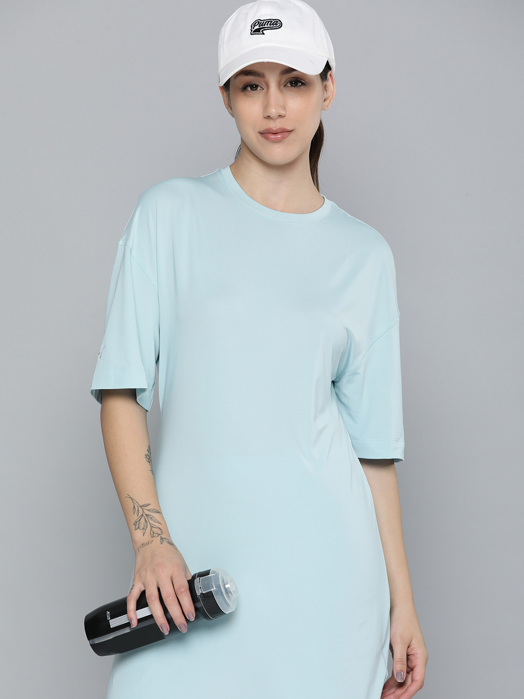 Puma Women Modest Drop-Shoulder Sleeves dryCELL Training T-shirt