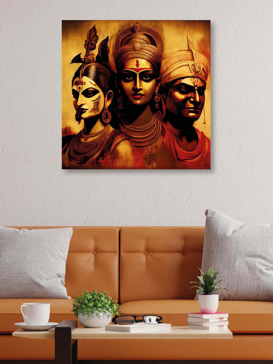 OLIVE TREE Canvas Wall Square Paintings Wall Art-24 x 24In