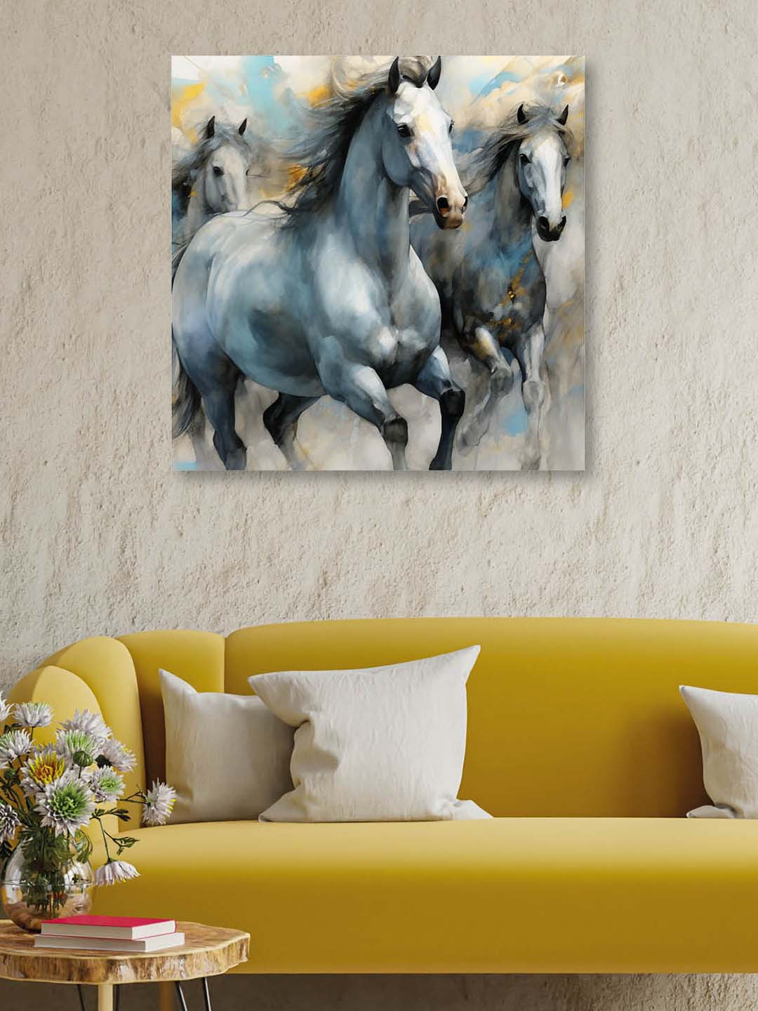 OLIVE TREE Canvas Wall Square Paintings Wall Art -24 x 24 In