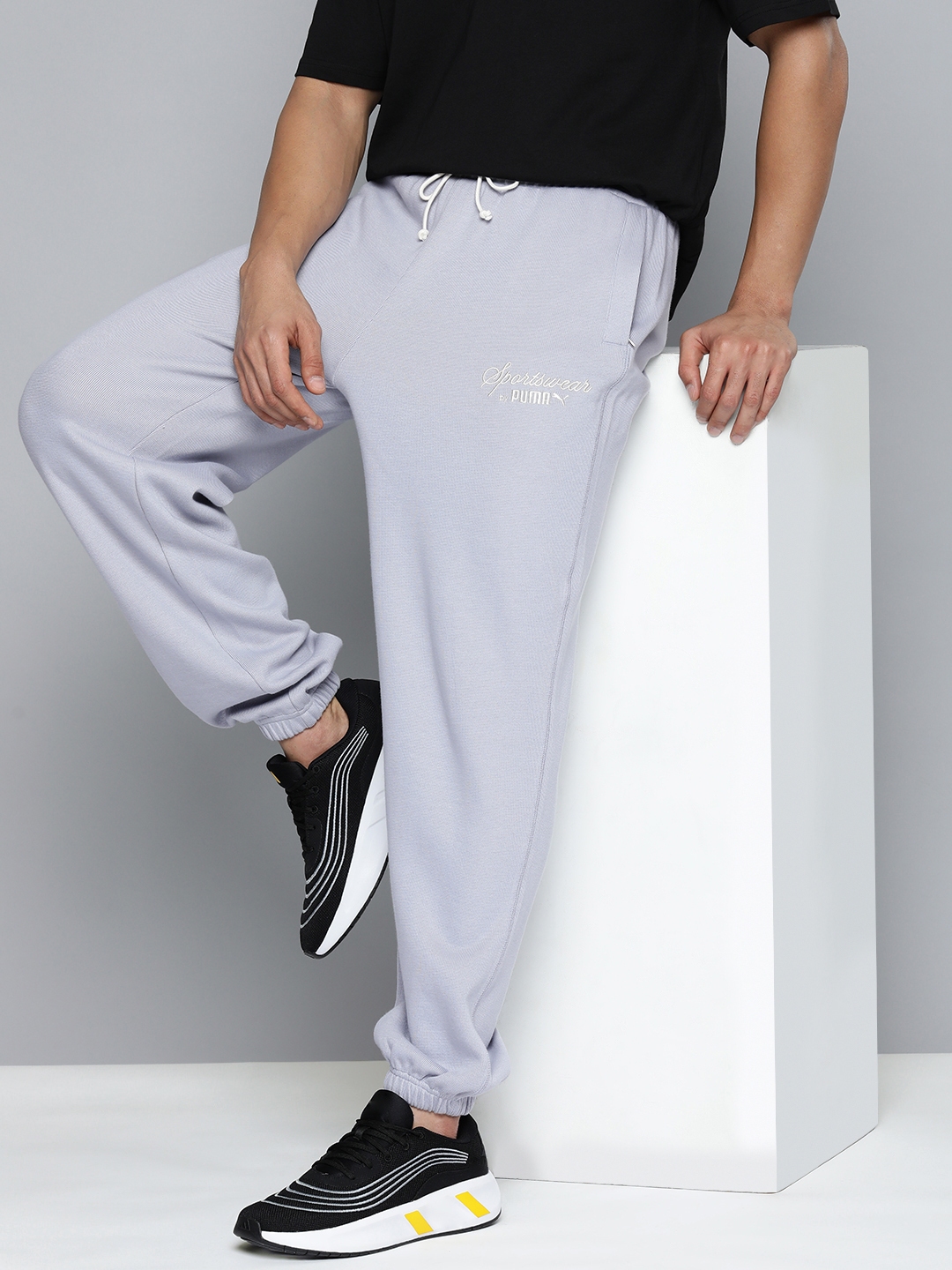 Puma mens sweatpants vest best sale