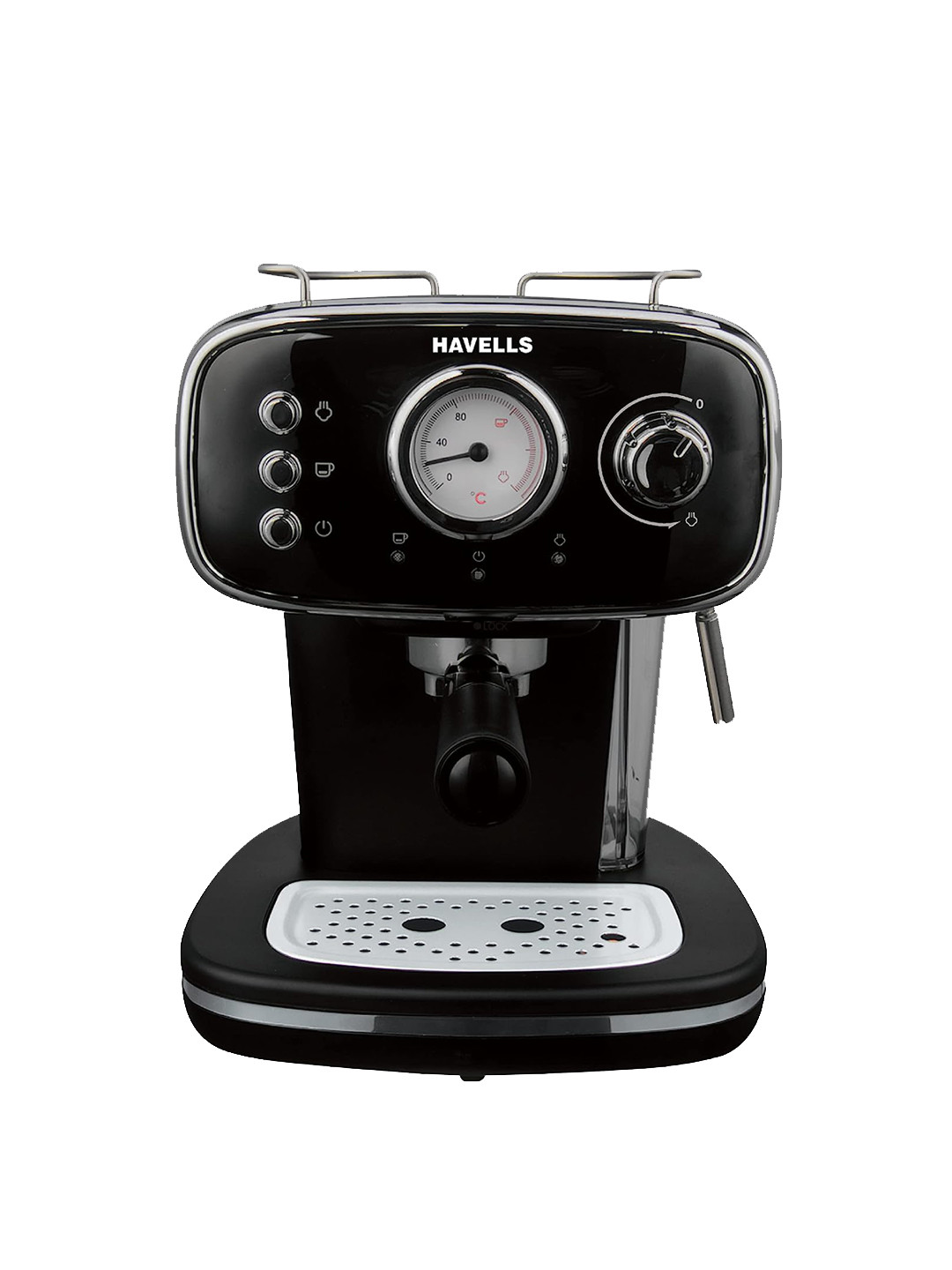 Havells Corretto Black Twin Brewing Cycle Coffee Maker