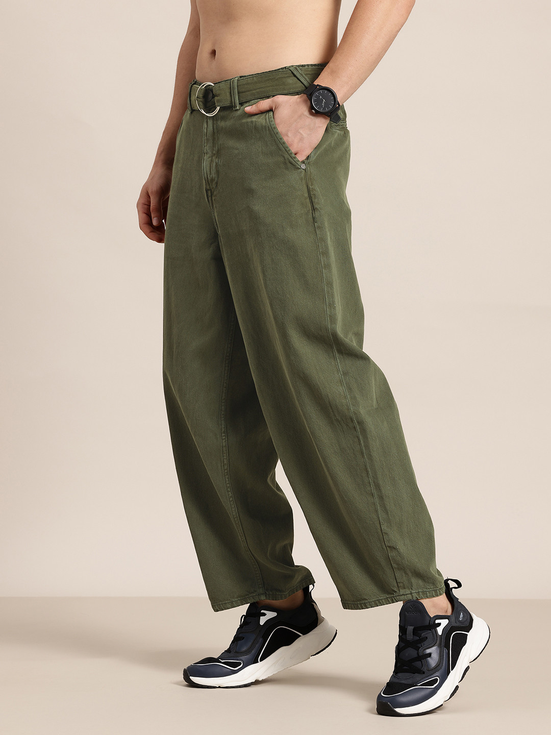 HERE&NOW Men Korean Baggy Jeans